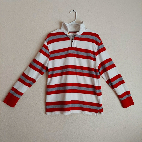 Old Navy Mens Rugby S - Picture 1 of 11